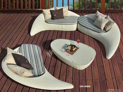 Patio Wicker Furniture Fancy Outdoor Sofa Set -DR-2189 Rattan Bar Table Set